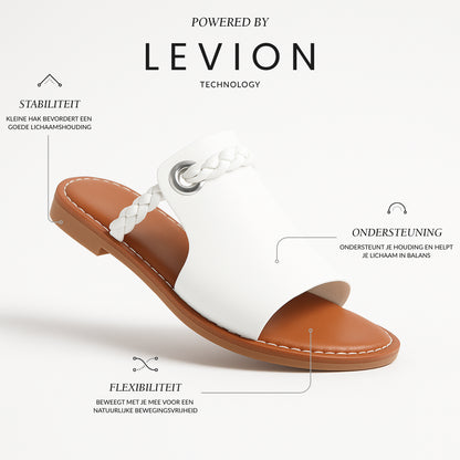 Liva Platte Sandalen Dames - Slippers