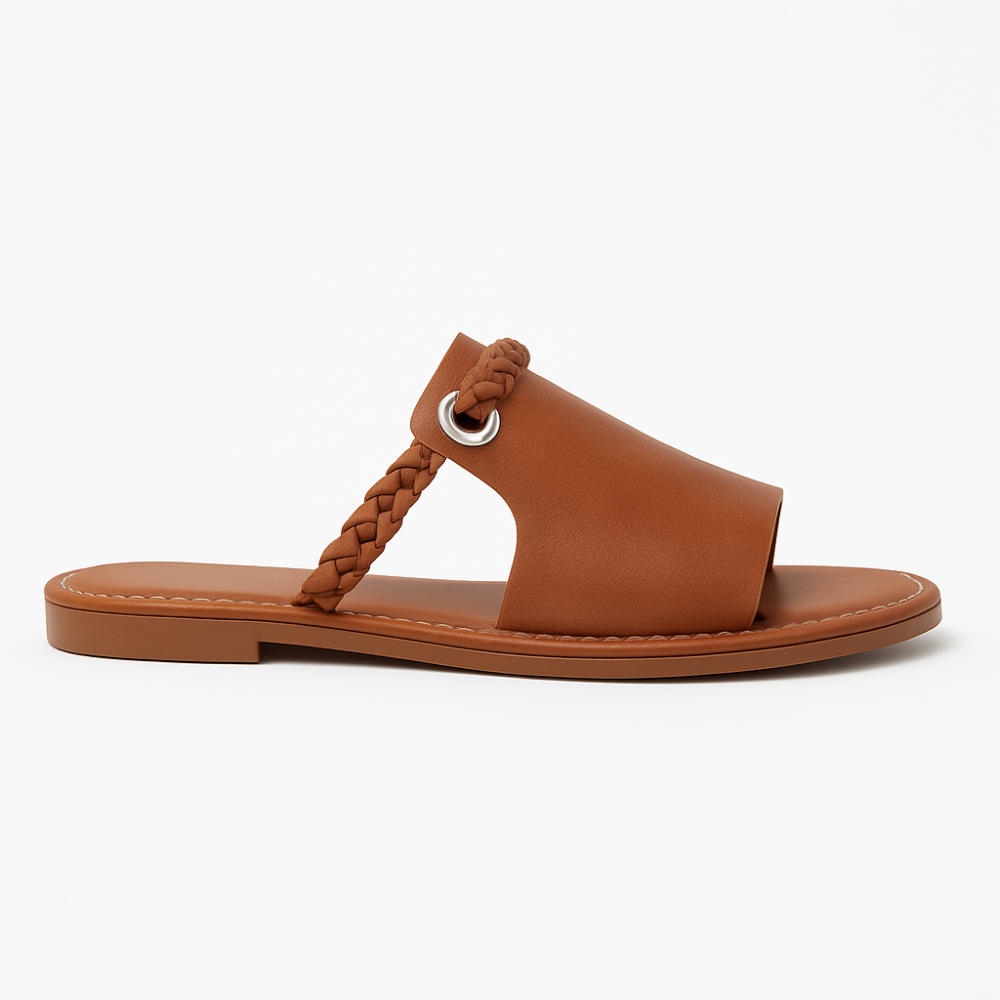 Liva Platte Sandalen Dames - Slippers