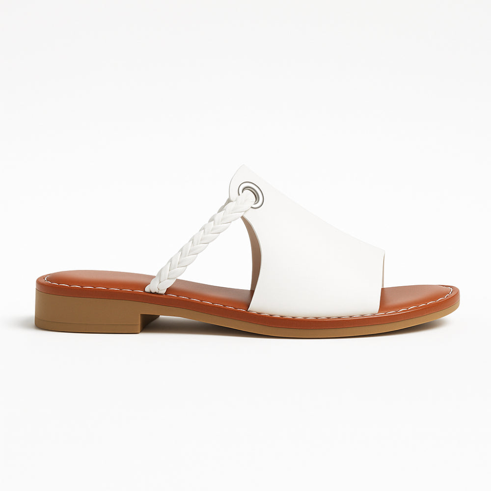 Liva Platte Sandalen Dames - Slippers
