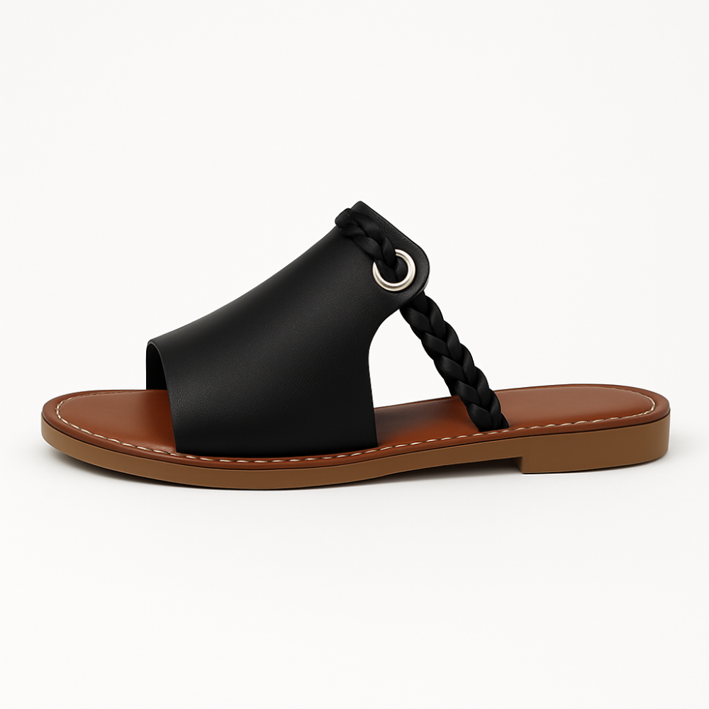 Liva Platte Sandalen Dames - Slippers