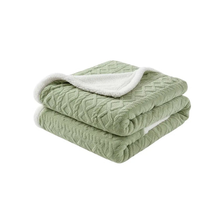 Luxe Sherpa Plaid – Zacht Fleece Deken voor Bank & Bed – Decoratie