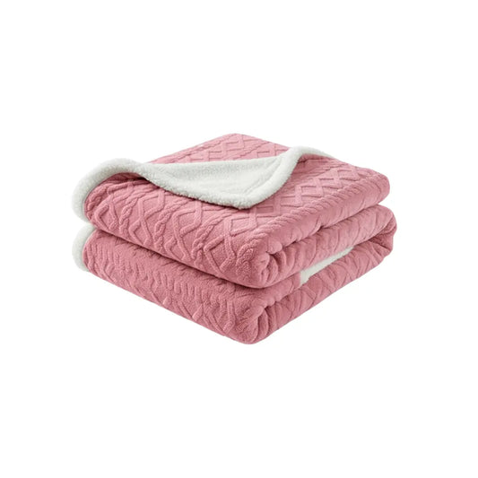 Luxe Sherpa Plaid – Zacht Fleece Deken voor Bank & Bed – Decoratie