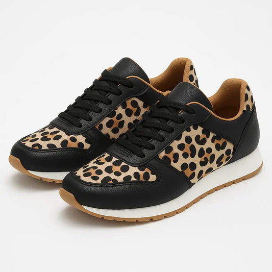 Lynn Panterprint Schoenen Dames - Orthopedische Sneakers
