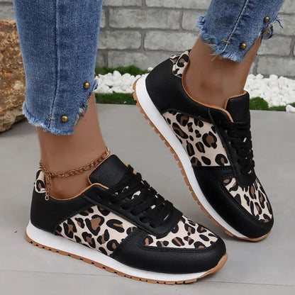 Lynn Panterprint Schoenen Dames - Orthopedische Sneakers