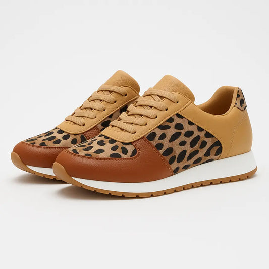 Lynn Panterprint Schoenen Dames - Orthopedische Sneakers