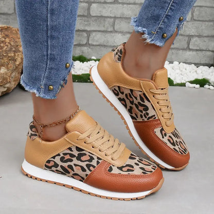Lynn Panterprint Schoenen Dames - Orthopedische Sneakers
