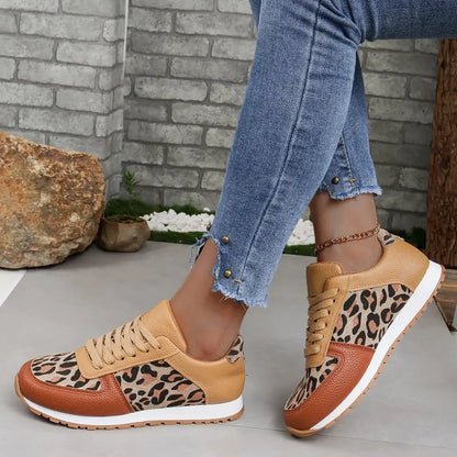 Lynn Panterprint Schoenen Dames - Orthopedische Sneakers