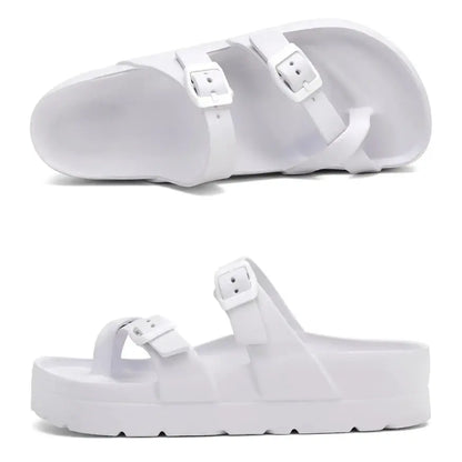 Mae Dames Sandalen met Voetbed - Sandalen met Platform