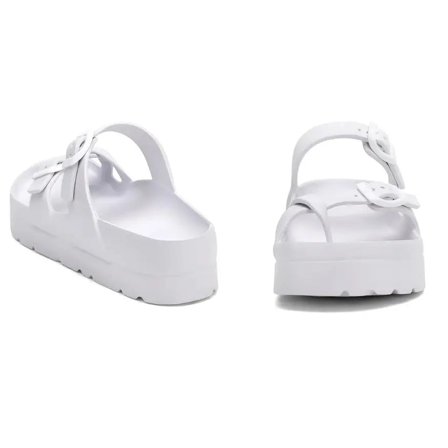 Mae Dames Sandalen met Voetbed - Sandalen met Platform