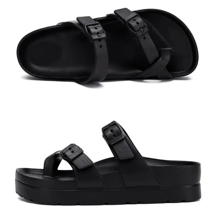 Mae Dames Sandalen met Voetbed - Sandalen met Platform