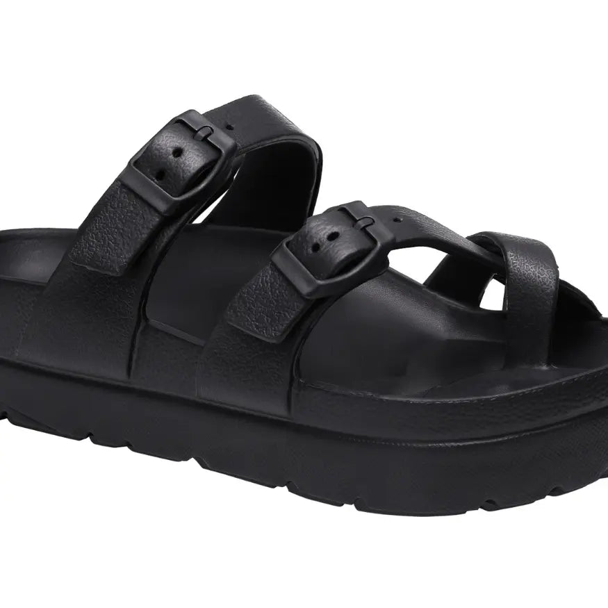 Mae Dames Sandalen met Voetbed - Sandalen met Platform