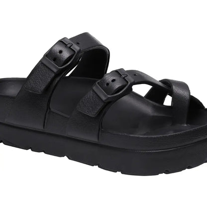 Mae Dames Sandalen met Voetbed - Sandalen met Platform