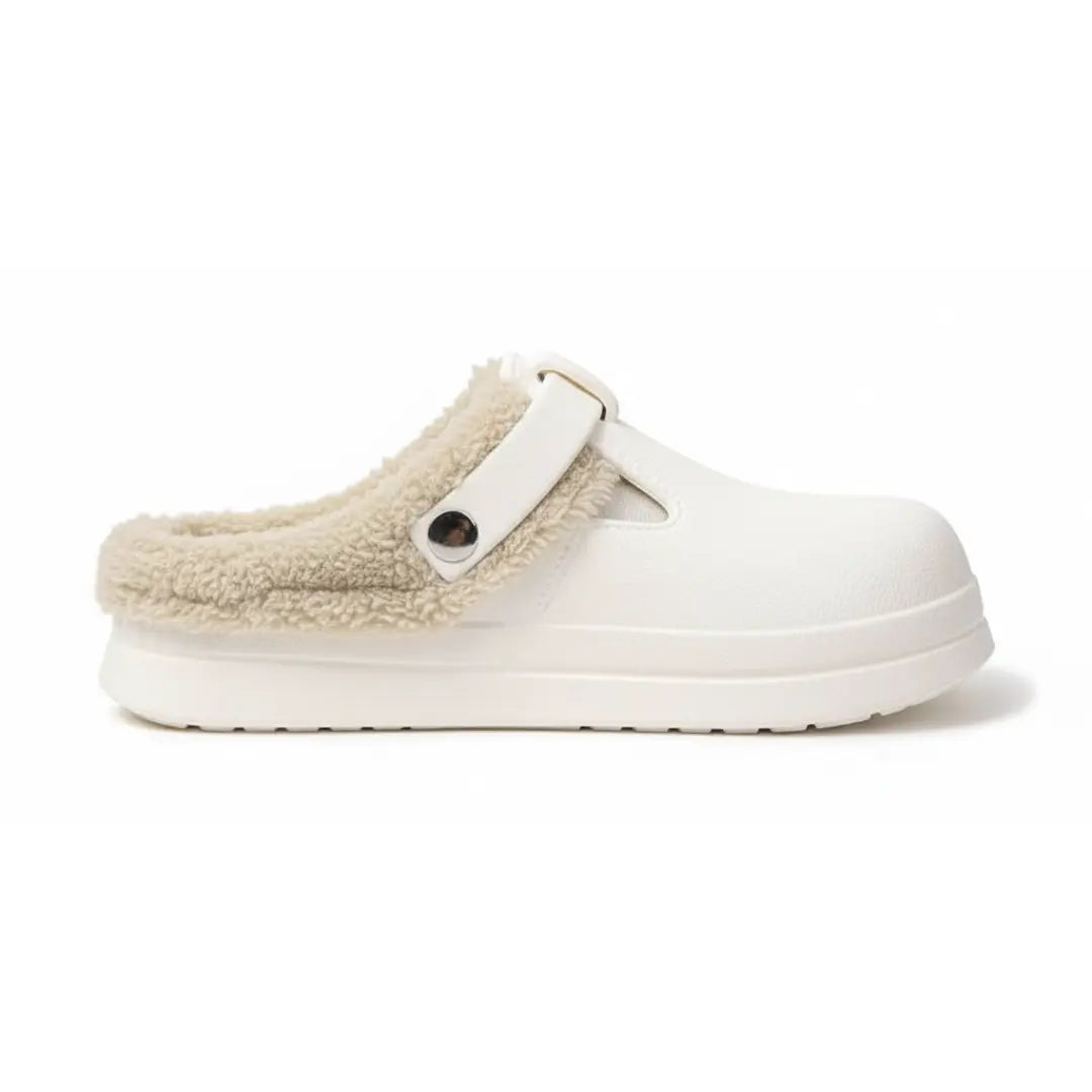 Maud Warme Pantoffels Dames - Waterdichte Sloffen met Pluche Voering