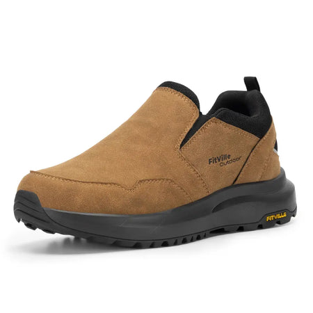 Mick Orthopedische Leren Schoenen Heren - Stevige Suède Wandelschoenen