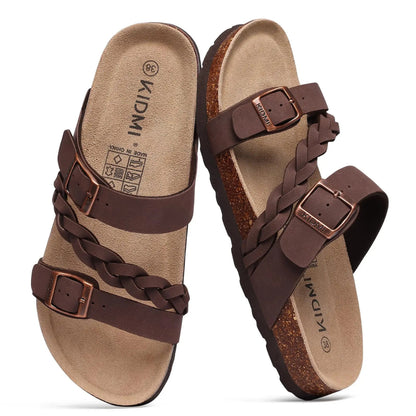 Nina Verstelbare Orthopedische Sandalen - Voetbed Kurk