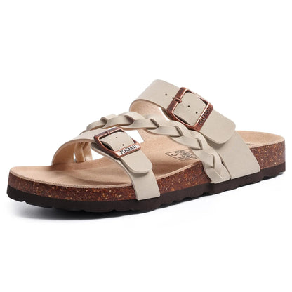 Nina Verstelbare Orthopedische Sandalen - Voetbed Kurk