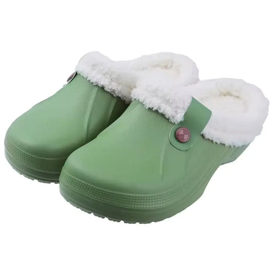 Nufi Pantoffels met Bont voor Heren & Dames - Warme Clogs