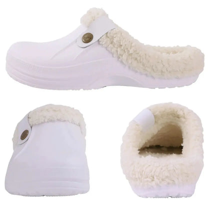 Nufi Pantoffels met Bont voor Heren & Dames - Warme Clogs