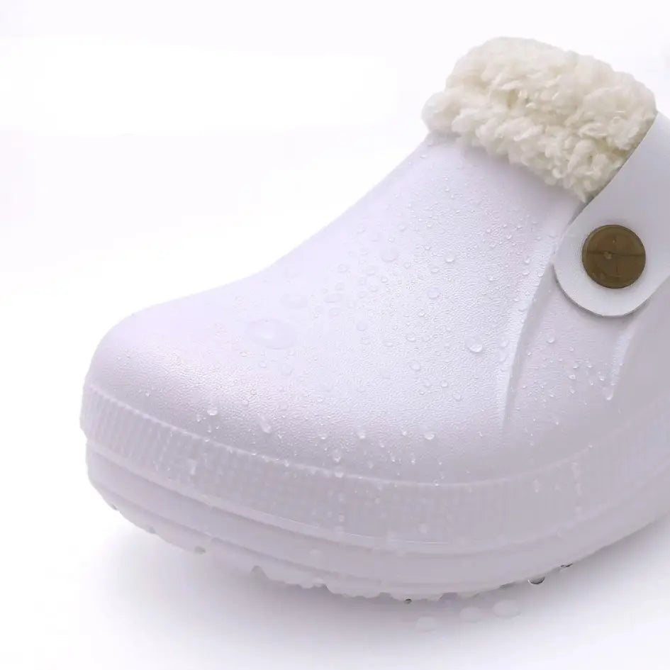 Nufi Pantoffels met Bont voor Heren & Dames - Warme Clogs