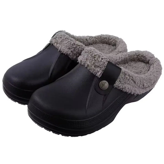 Nufi Pantoffels met Bont voor Heren & Dames - Warme Clogs