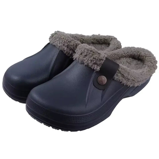 Nufi Pantoffels met Bont voor Heren & Dames - Warme Clogs