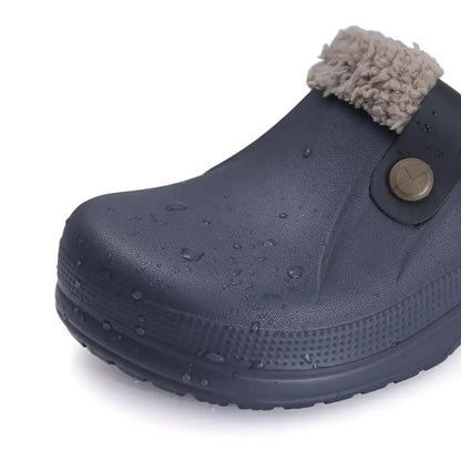 Nufi Pantoffels met Bont voor Heren & Dames - Warme Clogs