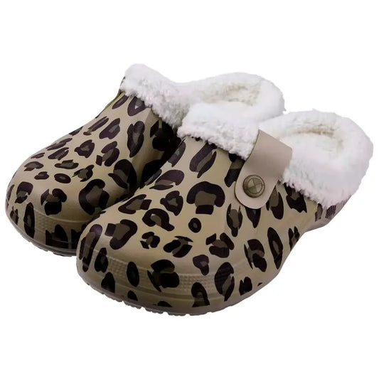 Nufi Pantoffels met Bont voor Heren & Dames - Warme Clogs