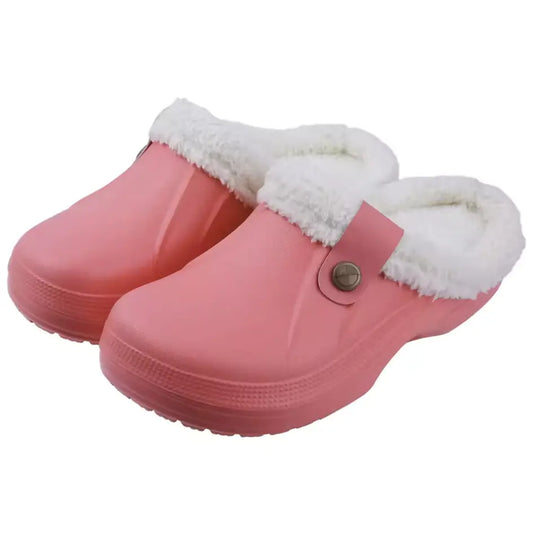 Nufi Pantoffels met Bont voor Heren & Dames - Warme Clogs