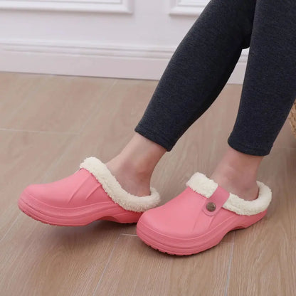 Nufi Pantoffels met Bont voor Heren & Dames - Warme Clogs