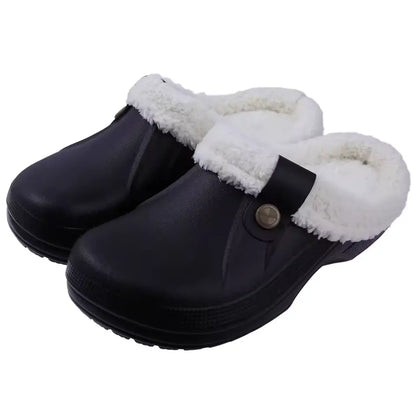 Nufi Pantoffels met Bont voor Heren & Dames - Warme Clogs