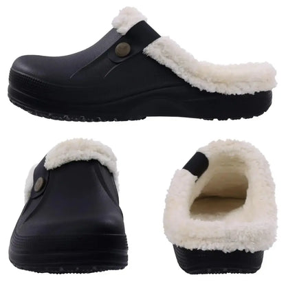 Nufi Pantoffels met Bont voor Heren & Dames - Warme Clogs