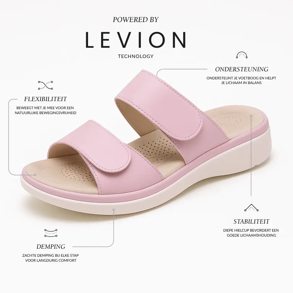 Ivy Orthopedische Slippers Dames – Verstelbare Banden met Voetbed