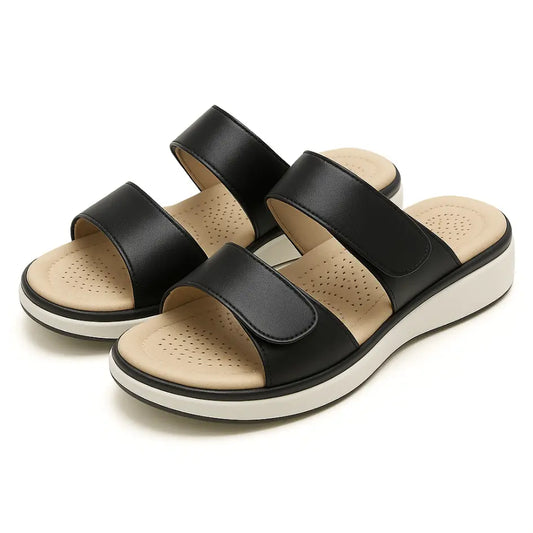 Ivy Orthopedische Slippers Dames – Verstelbare Banden met Voetbed