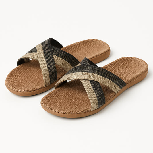 Rens Hennep Slippers met Kruisband – Lichtgewicht & Duurzaam