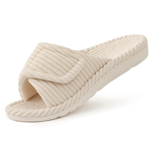 Sky Fluffy Slippers met Voetbed - Orthopedische sloffen