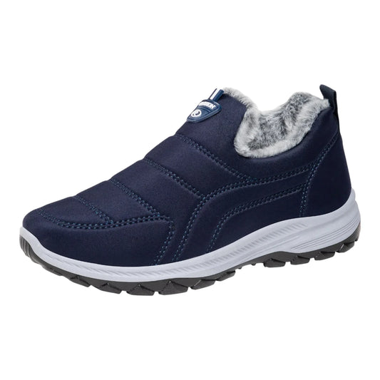 Sven Heren Winter Instappers – Warme Gevoerde Snowboots met Gripzool