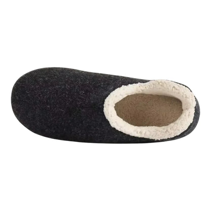 Clara Warme Dames Pantoffels – Pluche Sloffen met Harde Zool