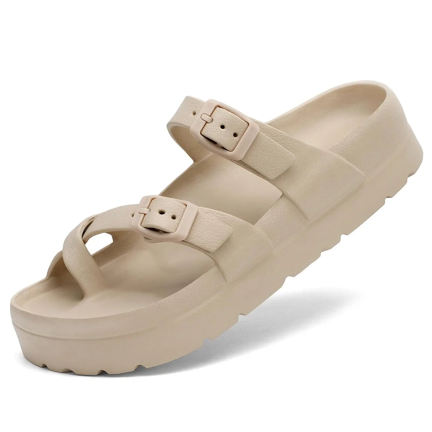 Mae Dames Sandalen met Voetbed - Sandalen met Platform