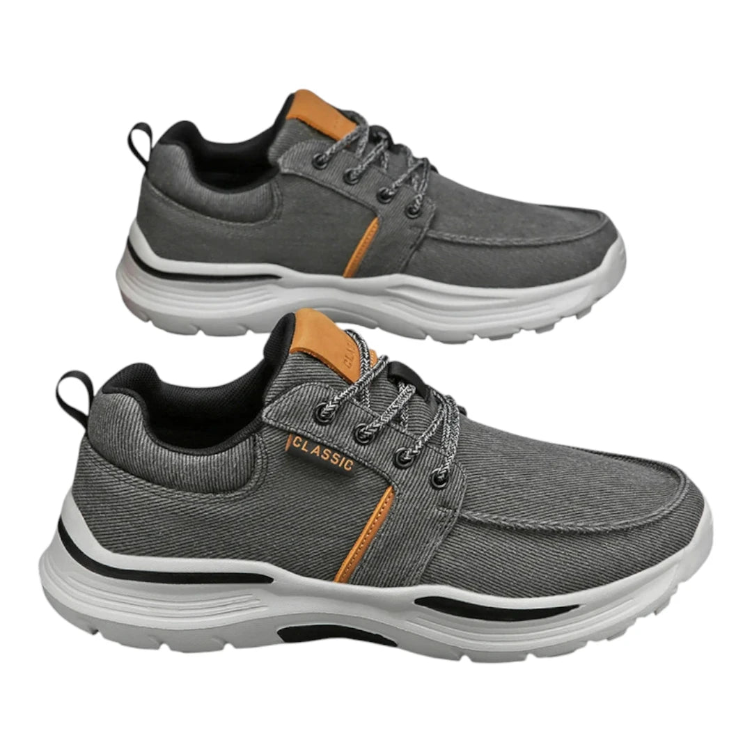 Mark Comfortabele Heren Sneakers met Demping - Uitneembare Zool