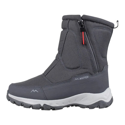 Lara Winterlaarzen Dames – Snowboots met Zachte Bontvoering en Rits
