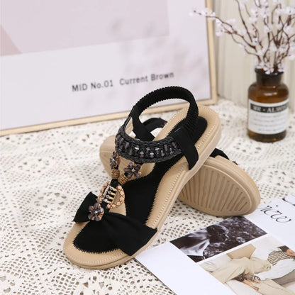 Mia Hippe Dames Sandalen - Zomerse Sandalen