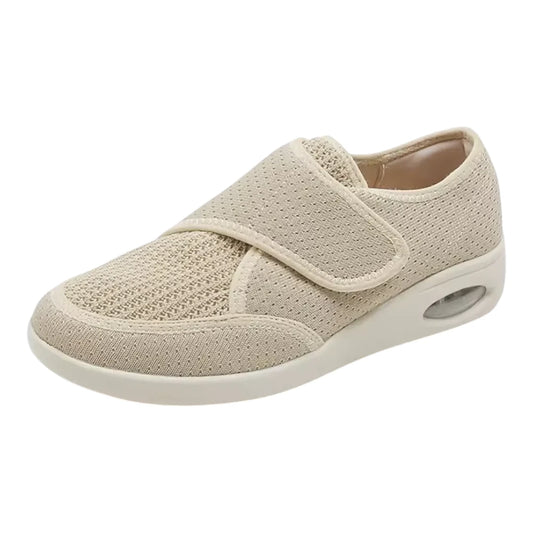 Diabetes Schoenen Dames - Brede Schoenen met Ademend Mesh