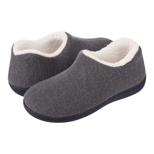 Clara Warme Dames Pantoffels – Pluche Sloffen met Harde Zool