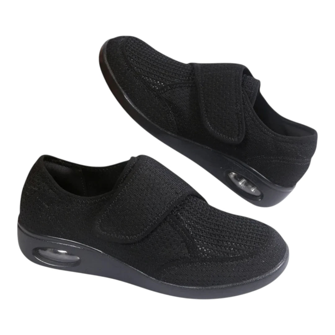 Diabetes Schoenen Dames - Brede Schoenen met Ademend Mesh