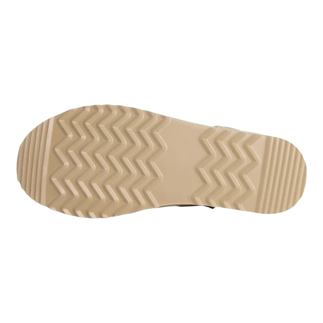 Leren Pantoffels Dames – Luxe Suède Sloffen met Warme Pluche Voering