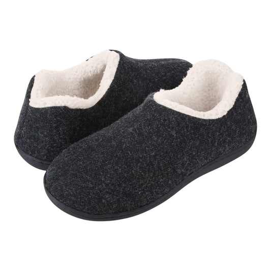 Clara Warme Dames Pantoffels – Pluche Sloffen met Harde Zool