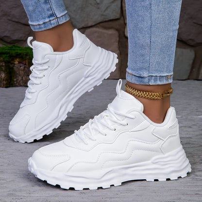 Jade Dames Sneakers met Voetbed - Leren Schoenen