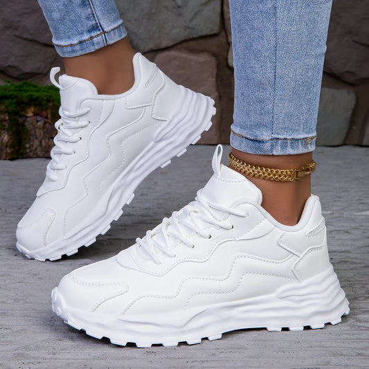 Jade Dames Sneakers met Voetbed - Leren Schoenen