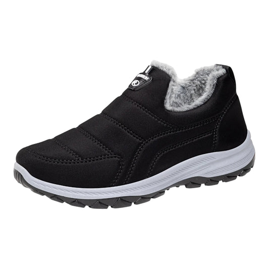 Sven Heren Winter Instappers – Warme Gevoerde Snowboots met Gripzool