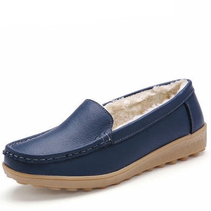 Sofie Leren Loafers Dames - Comfortabele Instappers met Voering